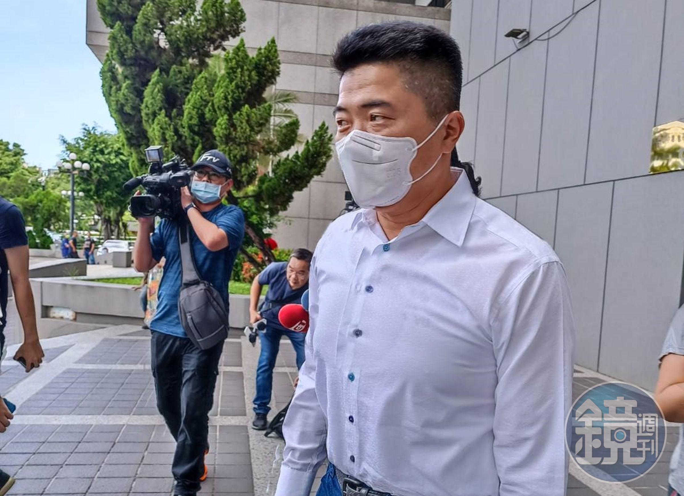 前立委顏寬恒被控竊佔國土、假買賣房地以及詐領立委助理費,今台中地方法院首度開庭。(讀者提供)