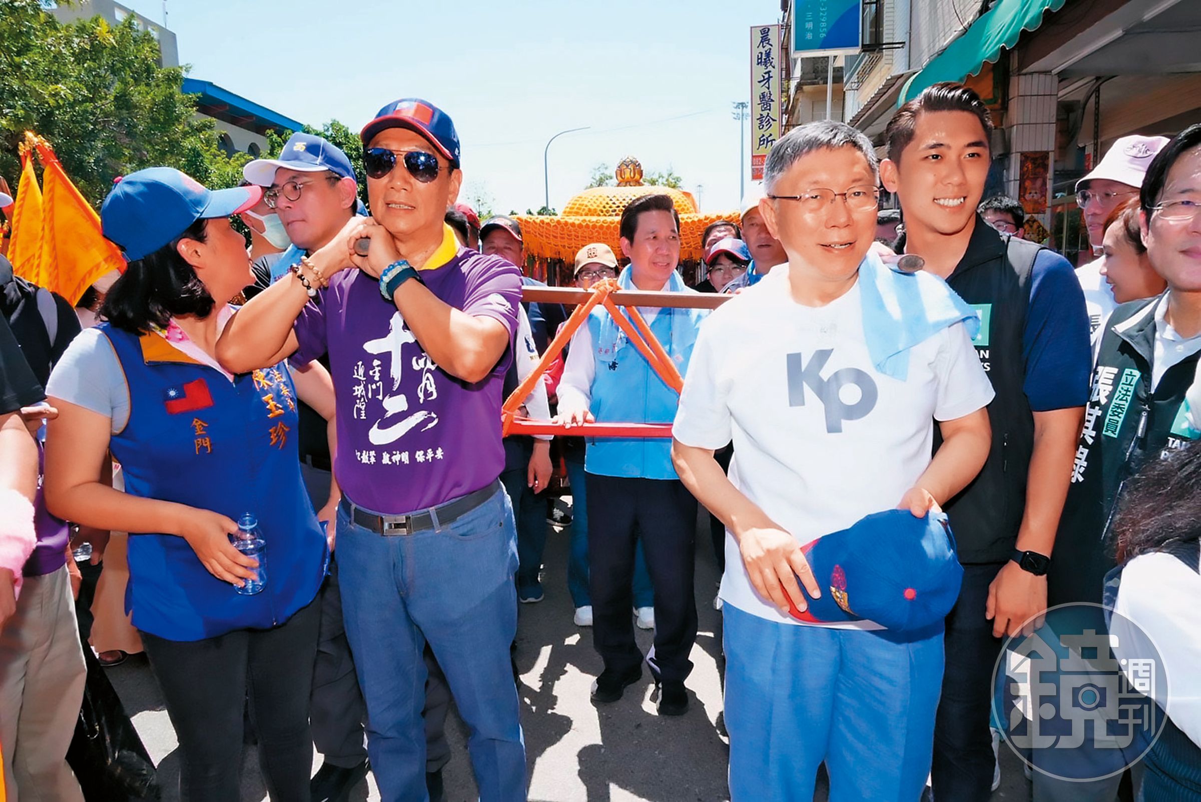 郭台銘未放棄搭配柯文哲參選總統,成為侯友宜難成非綠共主的原因。(民眾黨提供)