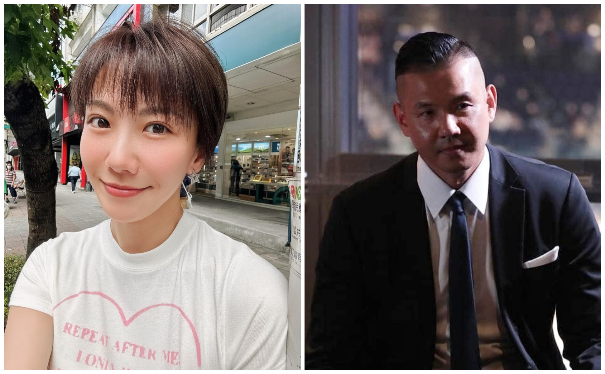 大牙指控11年前遭陳建州性騷擾。（翻攝大牙臉書、陳建州臉書）