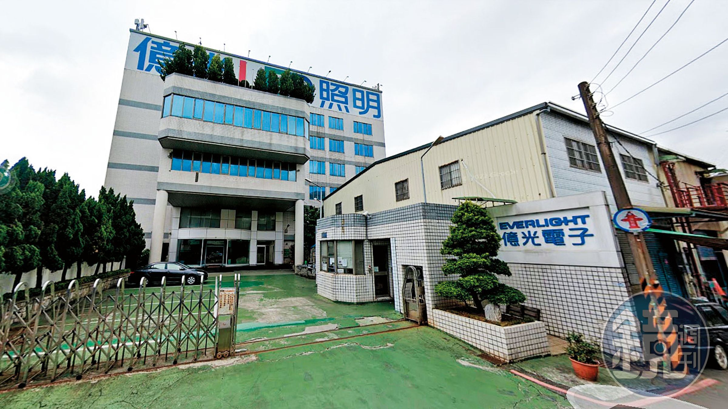 國內知名燈具品牌大廠億光爆發大欺小違反《公平交易法》爭議。圖為億光照明廠房。（翻攝Google Maps）