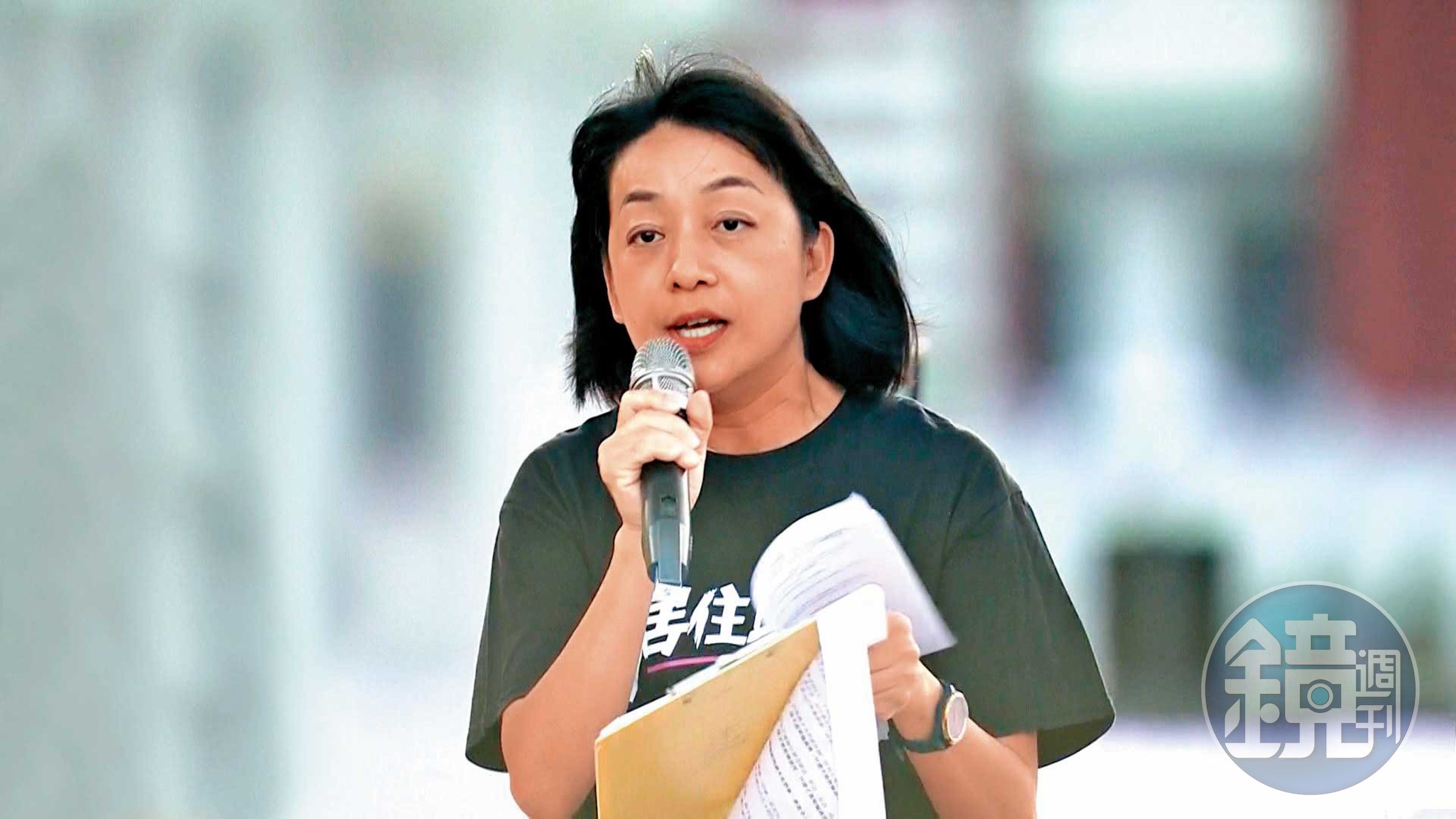 王婉諭認為時代力量雖是小黨，但必須是理念清晰的好黨，在國會扮演關鍵少數，實現第三勢力的使命。（翻攝鏡新聞）