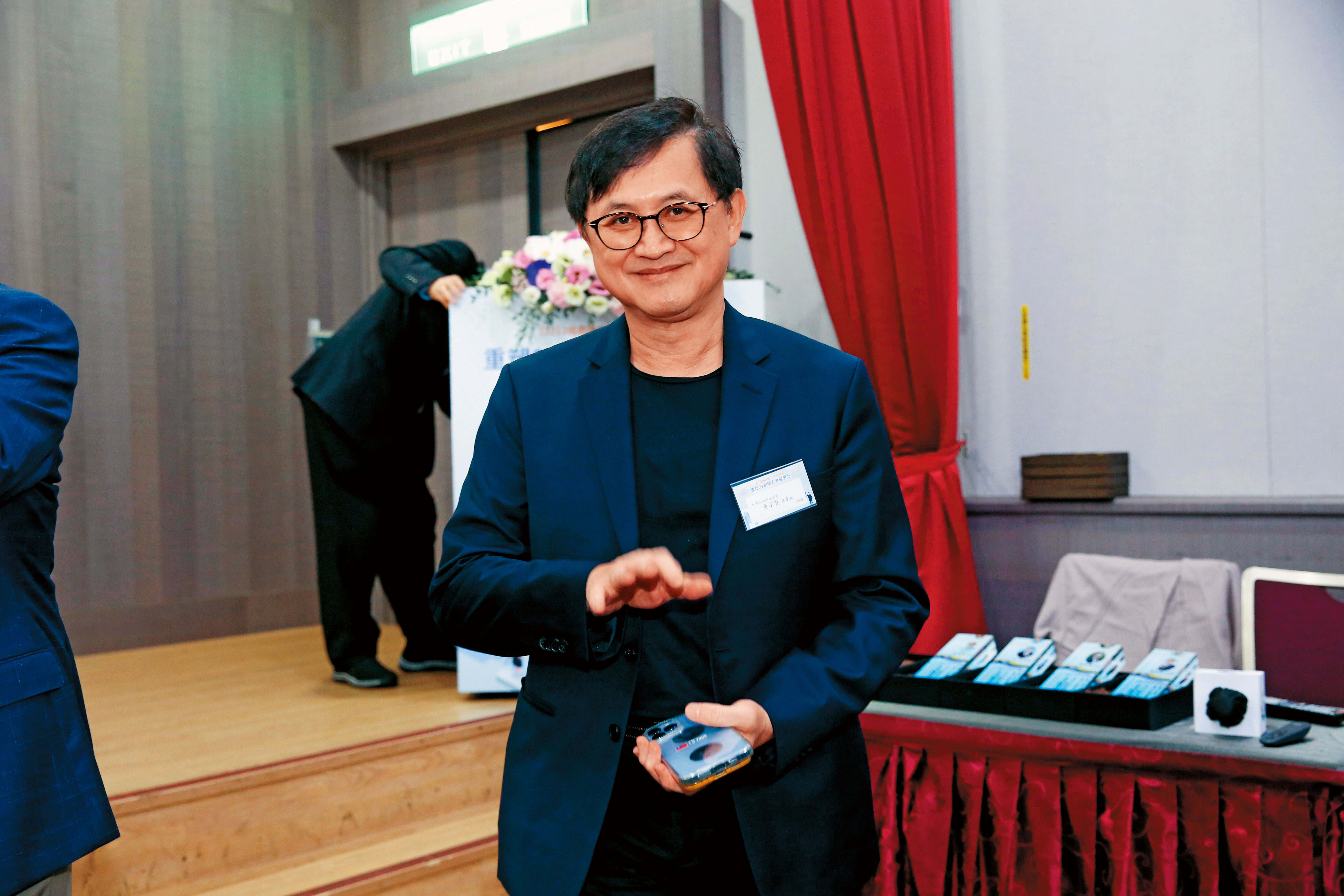 童子賢（圖）稱讚蘇姿丰：「對未來的AI布局有縝密的思考。」