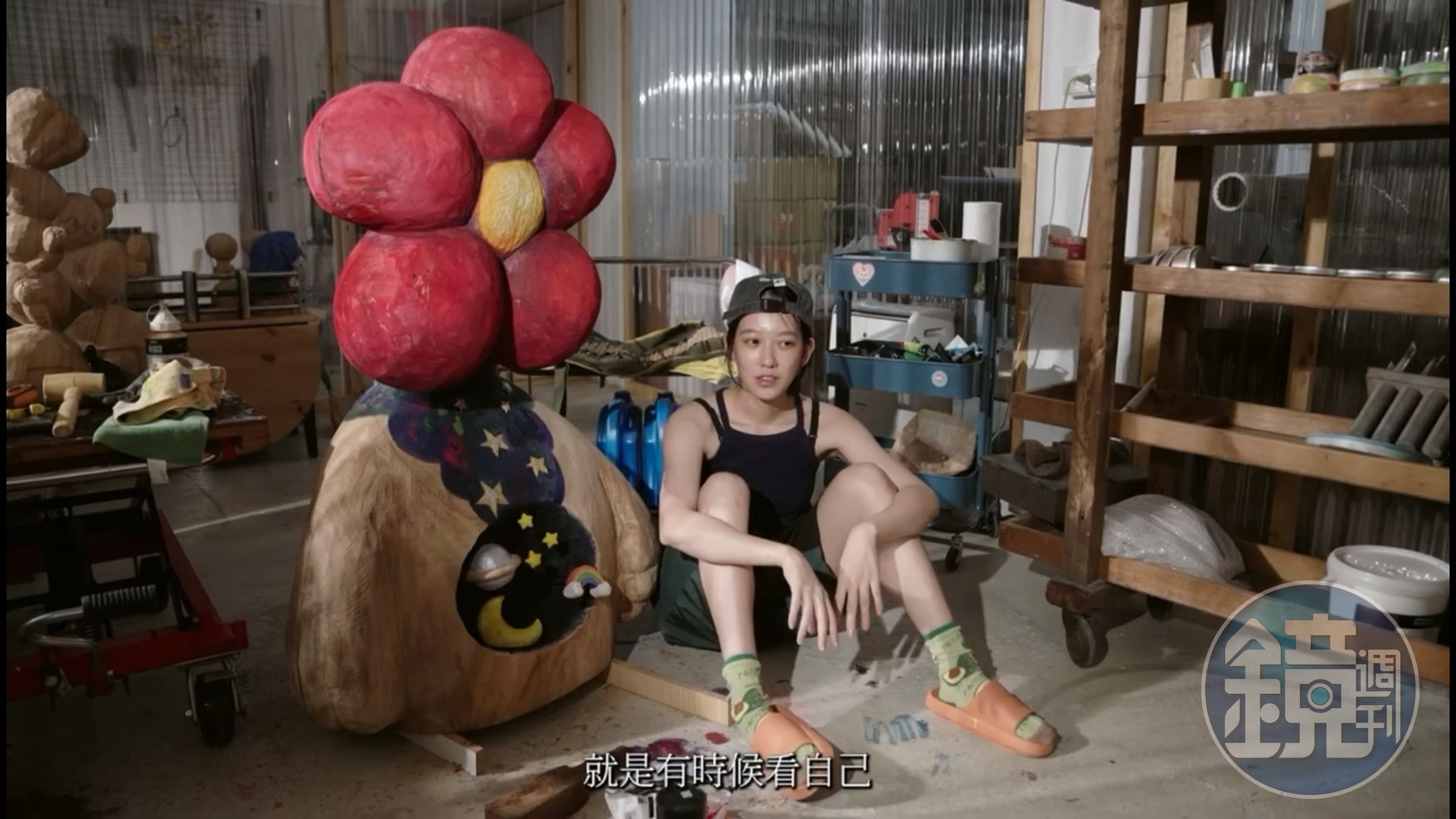 孟耿如宣傳自己早在計畫中的畫展。(翻攝臉書)
