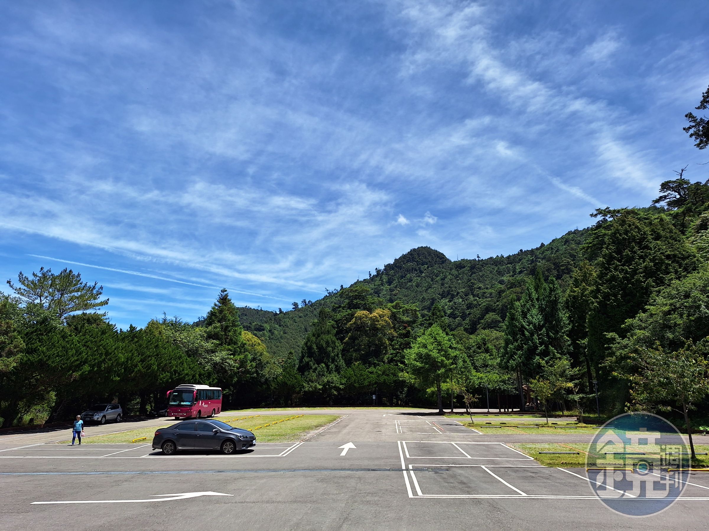大雪山森林遊樂區杜蘇芮颱風來襲前天氣現況。(東勢林區管理處提供)