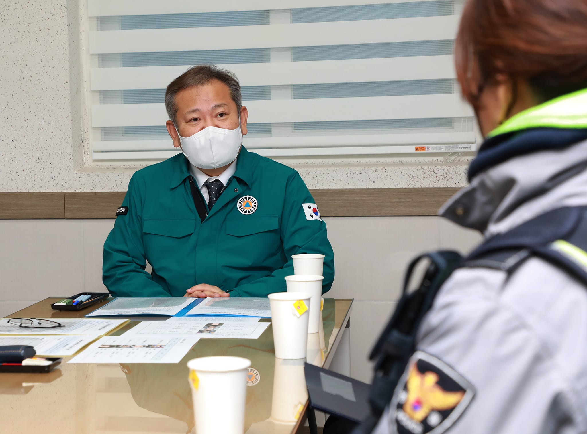 南韓行政安全部長李祥敏因被批梨泰院案辦事不力遭到國會彈劾，不過今被駁回。（翻攝自행정안전부장관 이상민臉書）