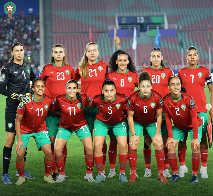 摩洛哥女足國家隊。（翻攝自IG@team.chebbak7）