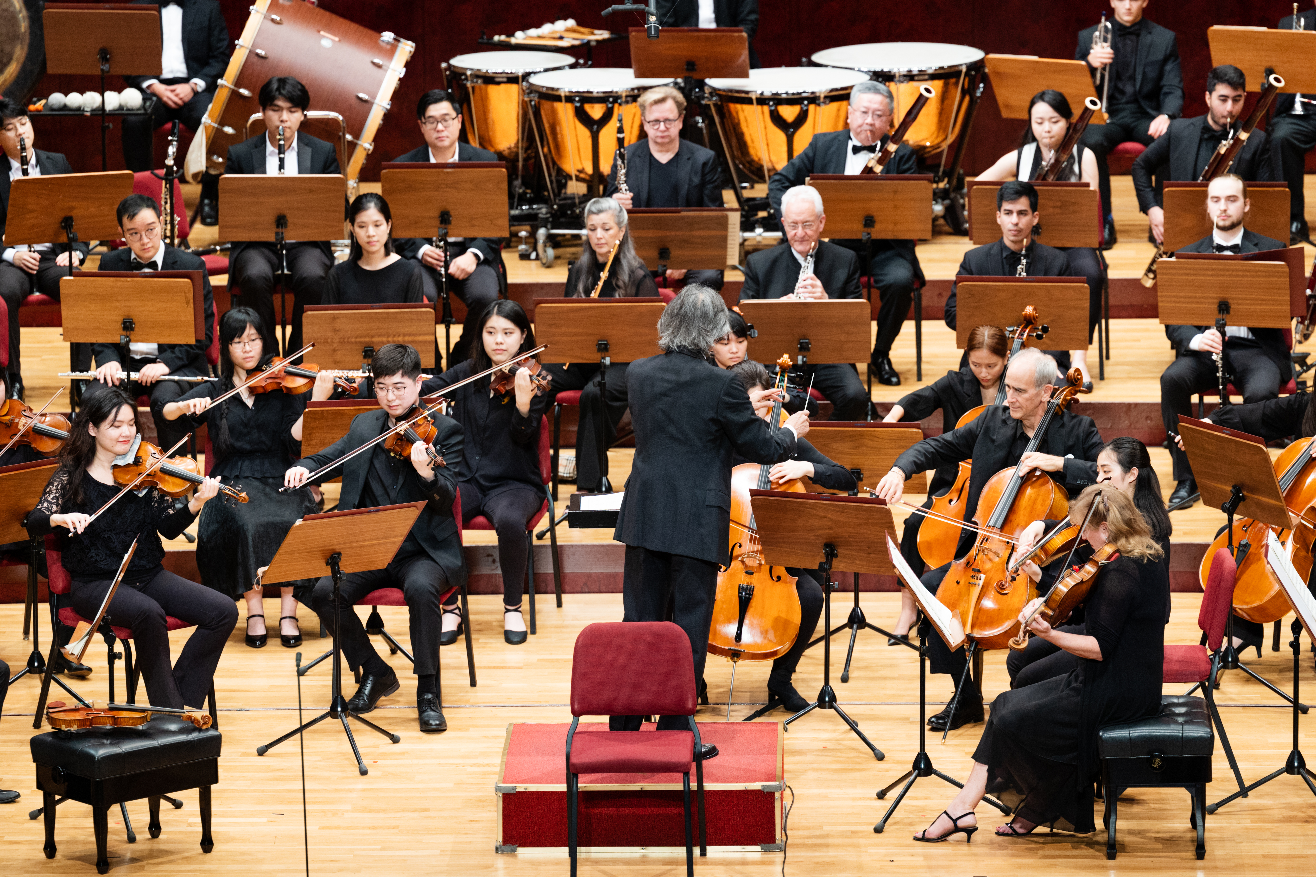 2022年台北大師星秀音樂節演出現場，由大師長野健指揮。（TMAF提供）
