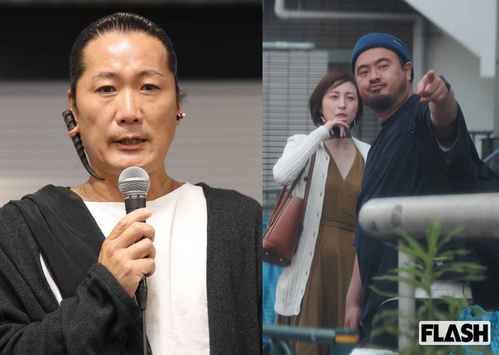 廣末涼子的前夫（左）發了超長篇聲明解釋各種來龍去脈，主要是否認有拿錢，以及批感受不到小王（右）的歉意。（翻攝網路）