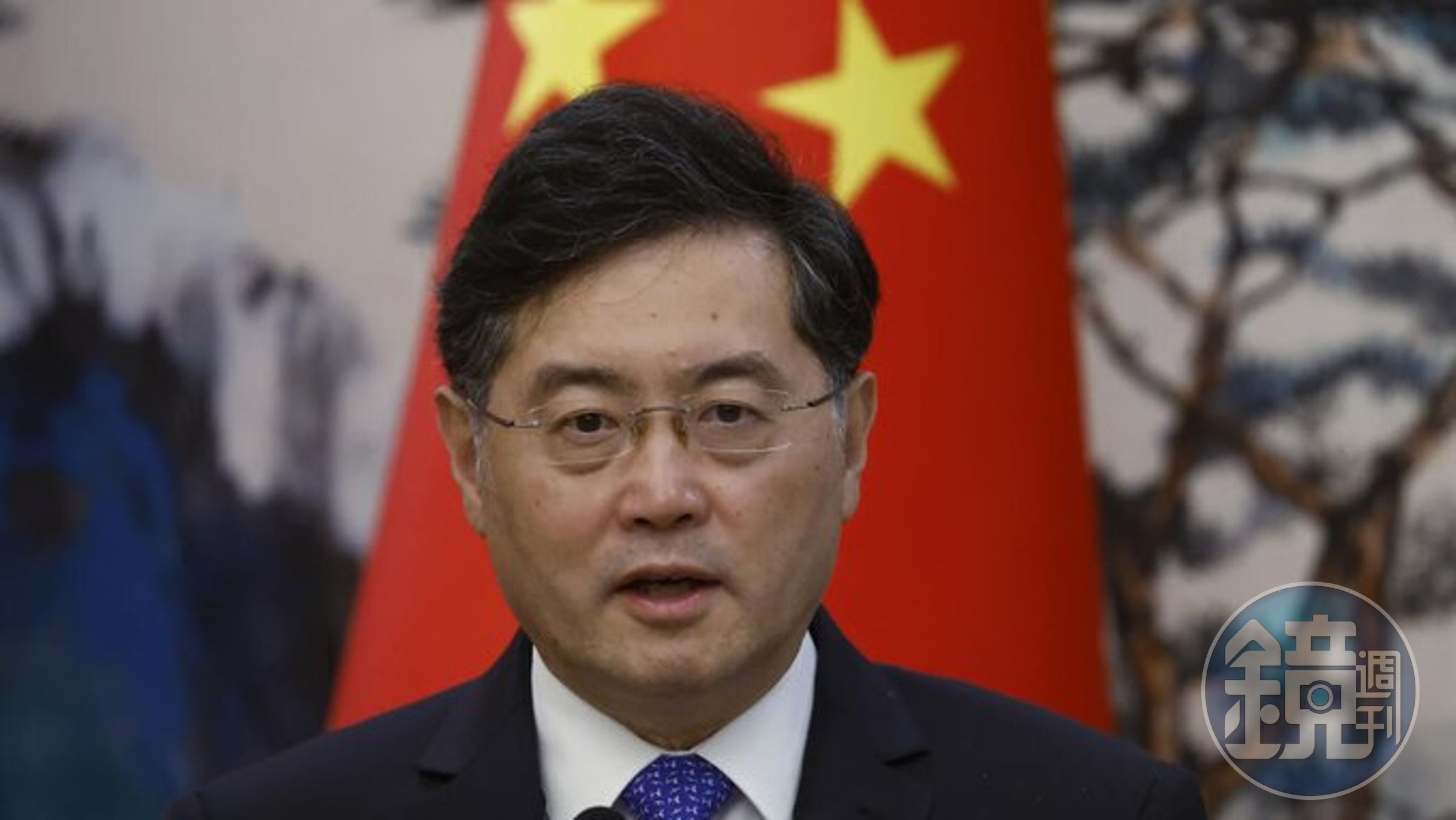 秦剛當中國外交部長207天被免職，瞬間「人間蒸發」！官網個資全被清空。（翻自推特）