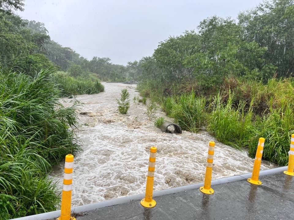 花蓮縣政府稍早宣布3縣市停班停課。（翻攝自臉書＠花蓮縣玉里鎮公所）