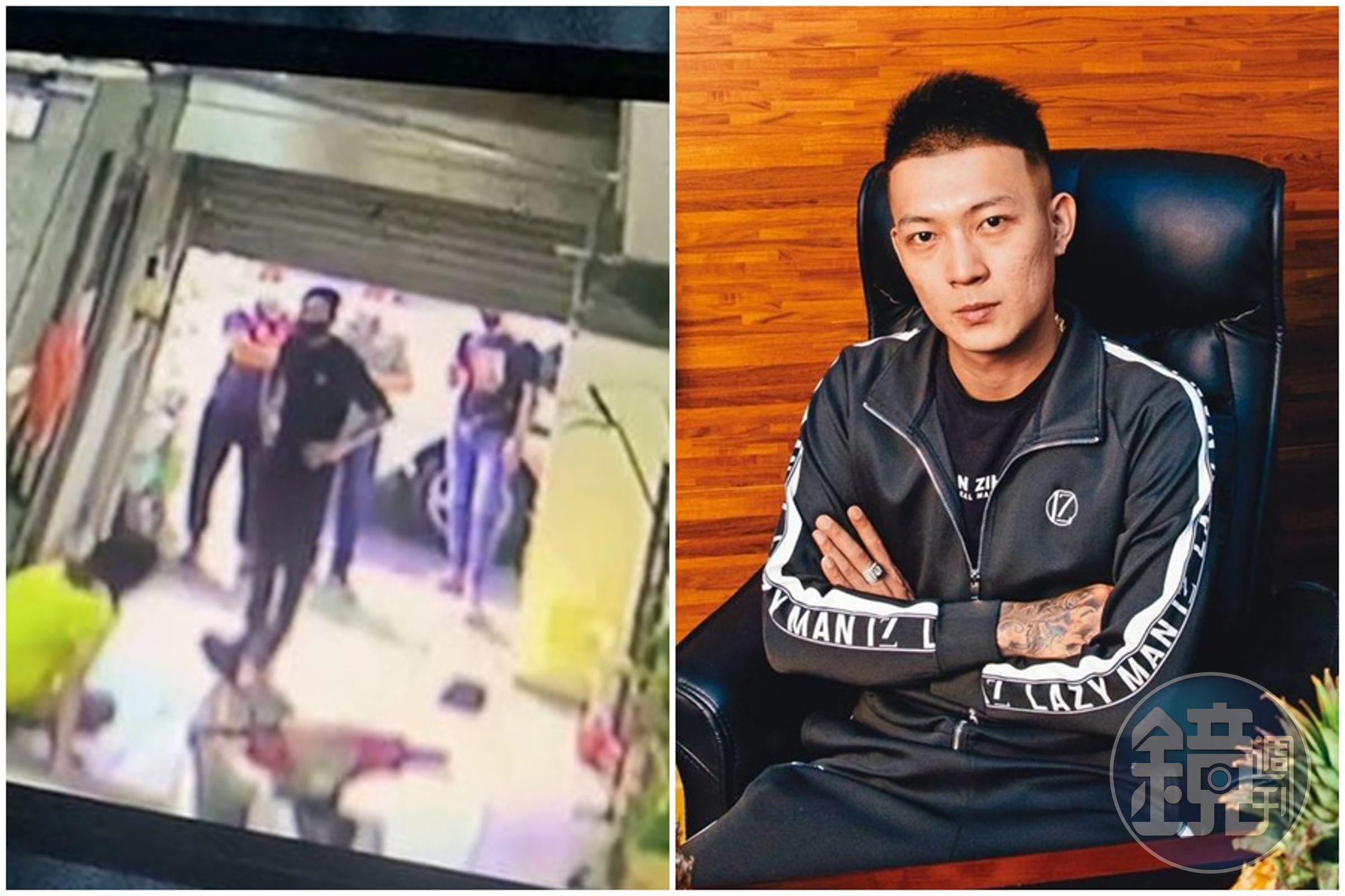 刺青師彫博女兒托嬰卻不幸往生,當時鳳梨(右)替友人發聲,狠嗆保母,保母事後還疑似遭私刑。(左圖翻攝自網路,右圖本刊資料照)