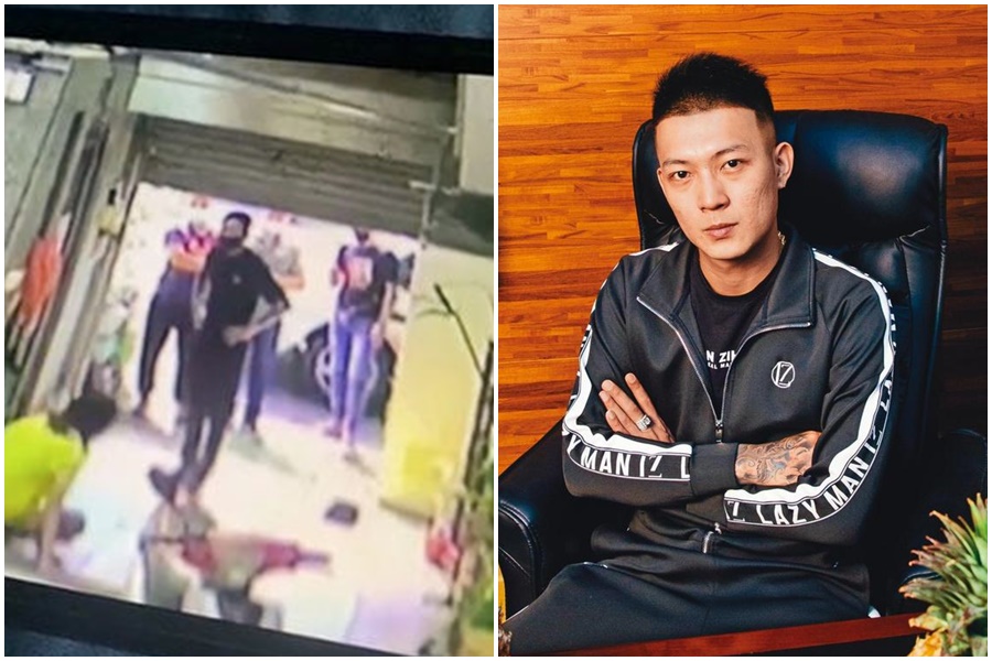 刺青師彫博女兒托嬰卻不幸往生，當時鳳梨（右）替友人發聲，狠嗆保母，保母事後還疑似遭私刑。（左圖翻攝自網路，右圖本刊資料照）