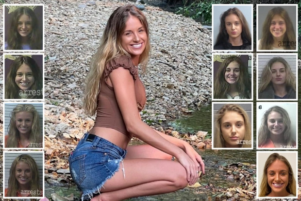 她被公認是「最甜美罪犯」！被抓11次警局檔案照曝光，網友轟動戀愛了。（翻自《太陽報》）