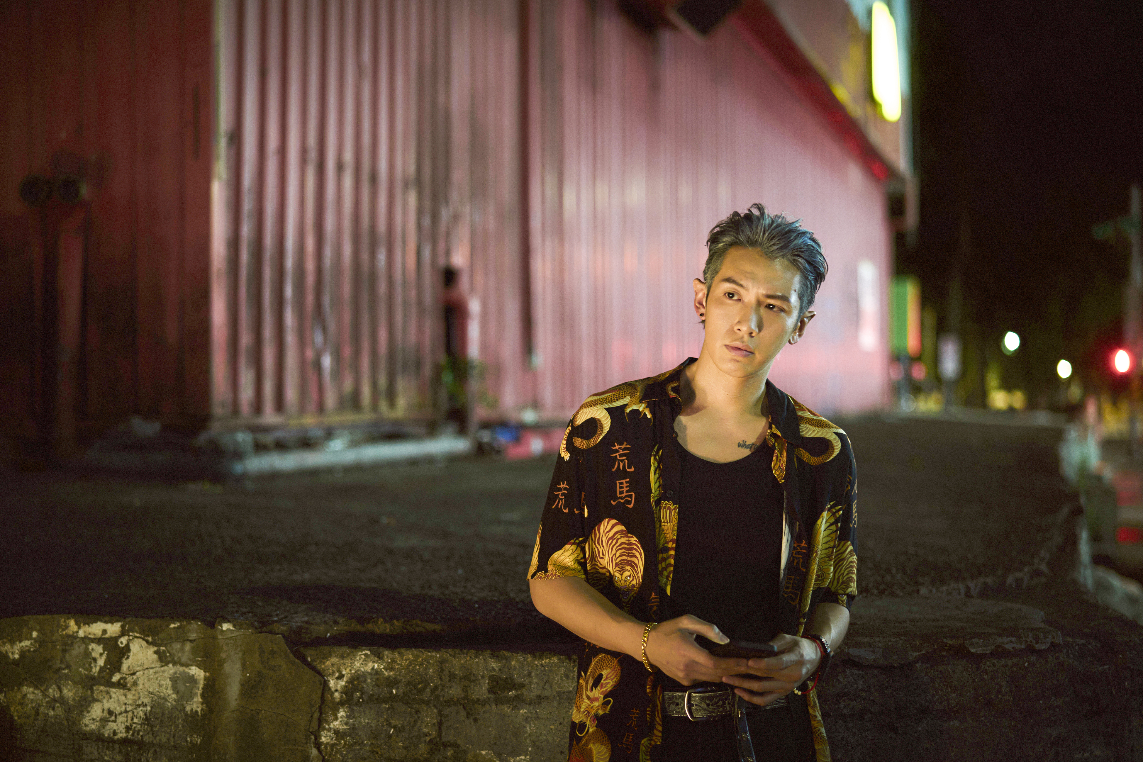 柯震東飾演的「長腳」是全新打造的角色。 （麻吉砥加電影提供）