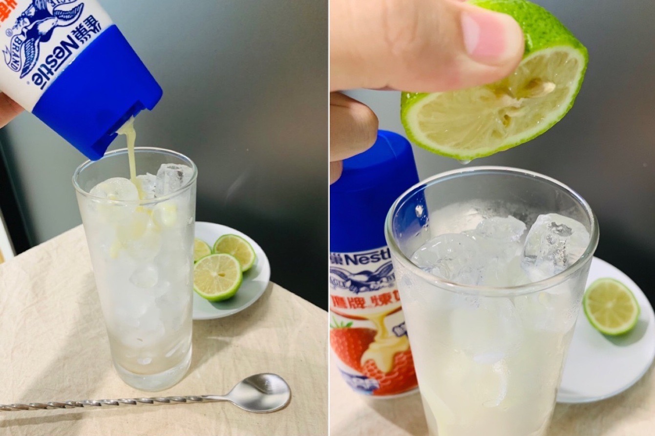 「煉乳檸檬汁」做法簡單,在家就能喝到高人氣網購的同款飲品。(翻攝自「我愛全聯-好物老實説」臉書)