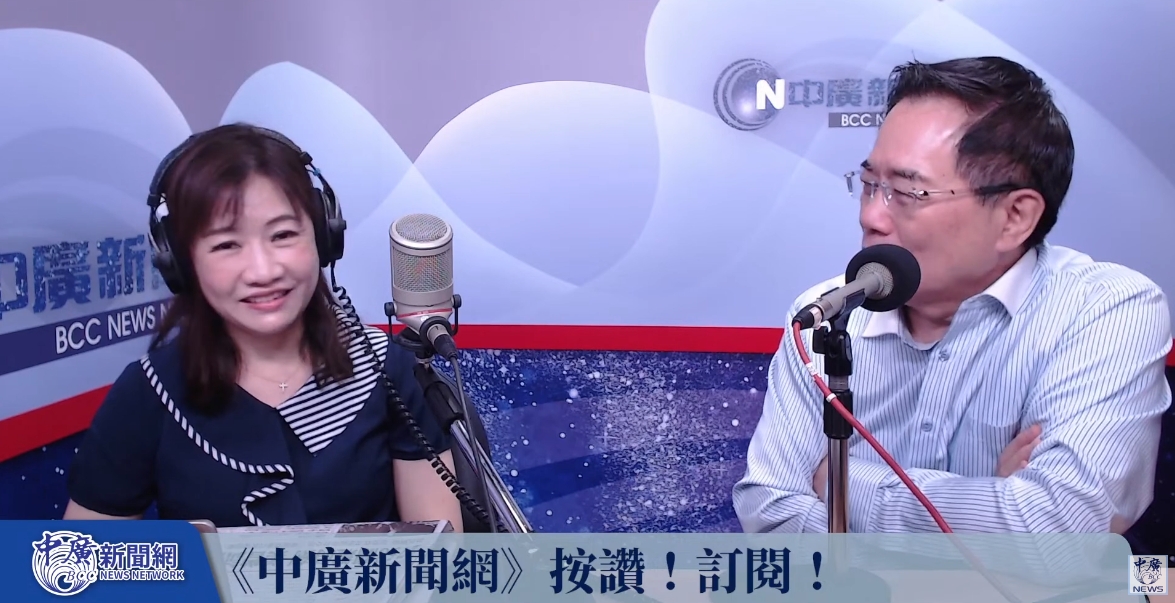 蔡正元諷刺地說，贊成開除羅智強和徐巧芯，「不然國民黨怎麼滅亡呢」。（翻攝自中廣新聞網YouTube）