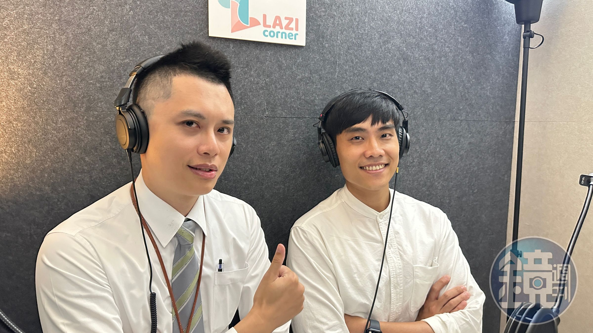 信義房屋邀請台北東門店店長程紹幃(左),傳授斡旋秘訣。(信義房屋提供)