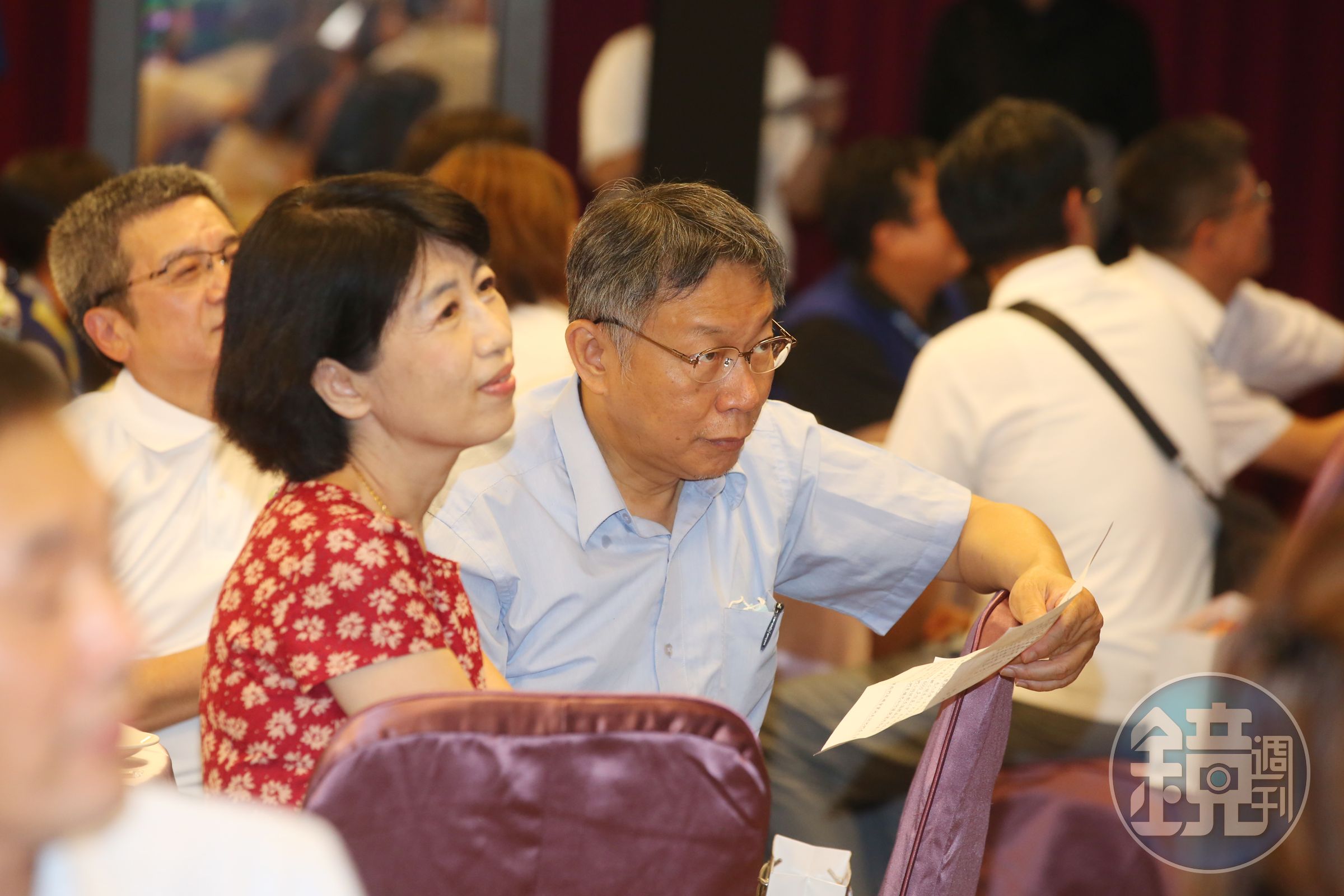 陳佩琪表示,有次和柯文哲聊到退休計畫,柯文哲說當選後老婆可以申請去總統府當醫師。(本刊資料照)