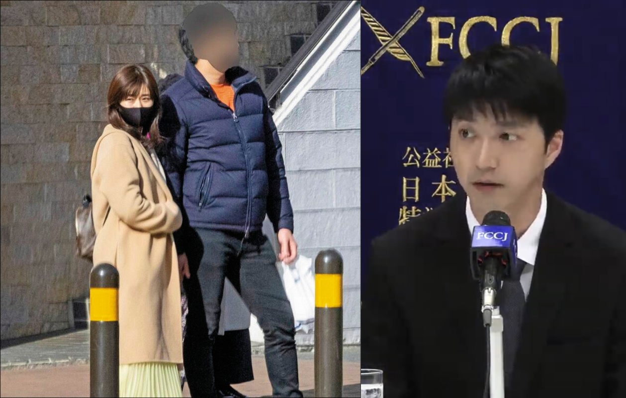 江宏傑（右圖）與福原愛（左圖左）之間的訴訟白熱化。（翻攝網路）