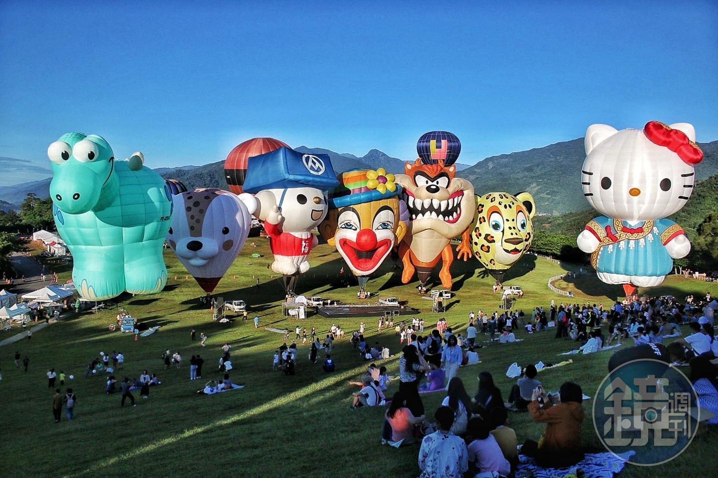 受到中度颱風杜蘇芮影響，台東縣府宣布鹿野高台熱氣球28日活動全取消。 （翻攝臺灣國際熱氣球嘉年華-Taiwan International Balloon Festival臉書）