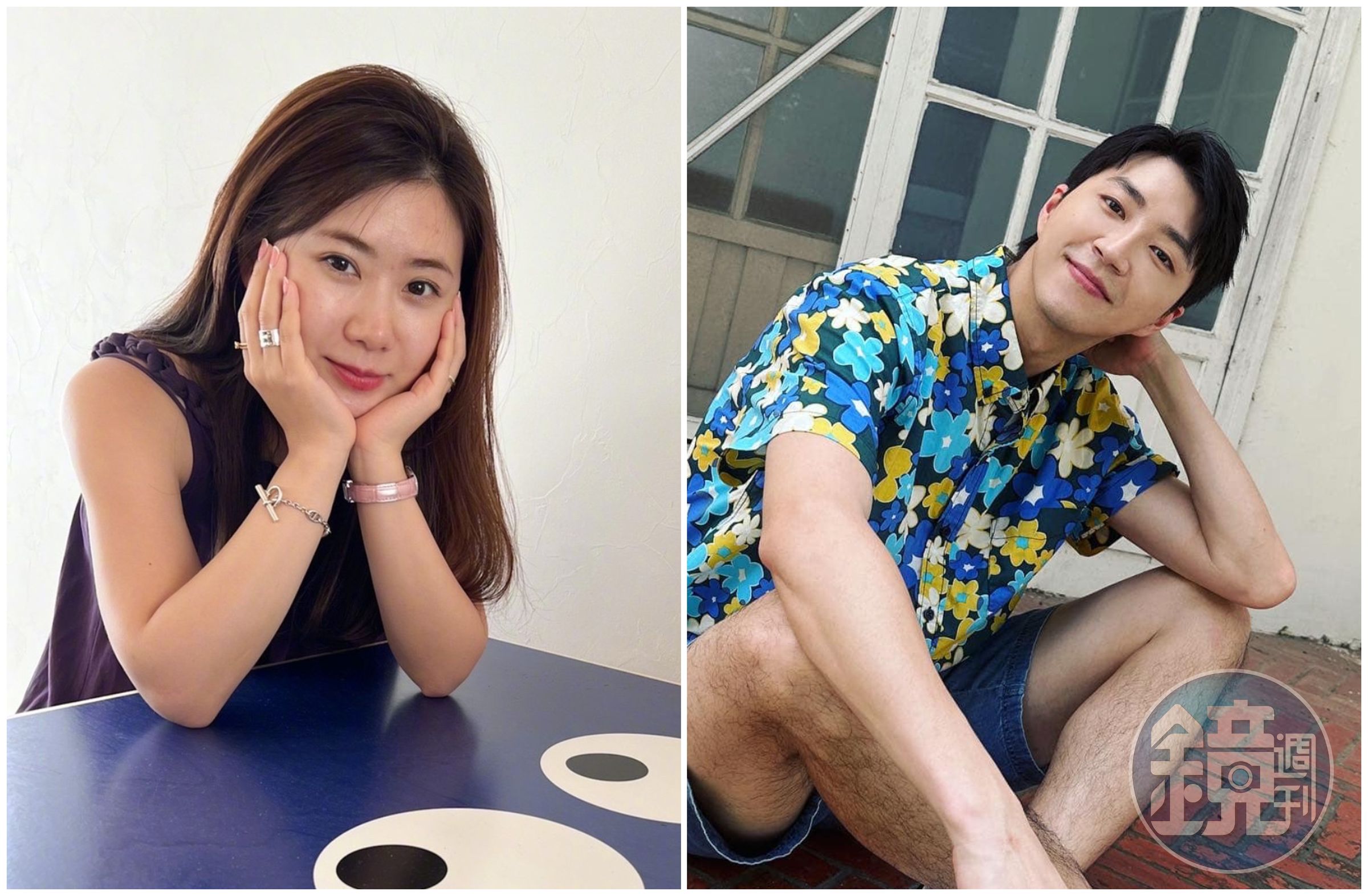江宏傑（右圖）與福原愛（左圖）離婚官司引發台日中三地關注。（翻攝江宏傑臉書、福原愛微博）