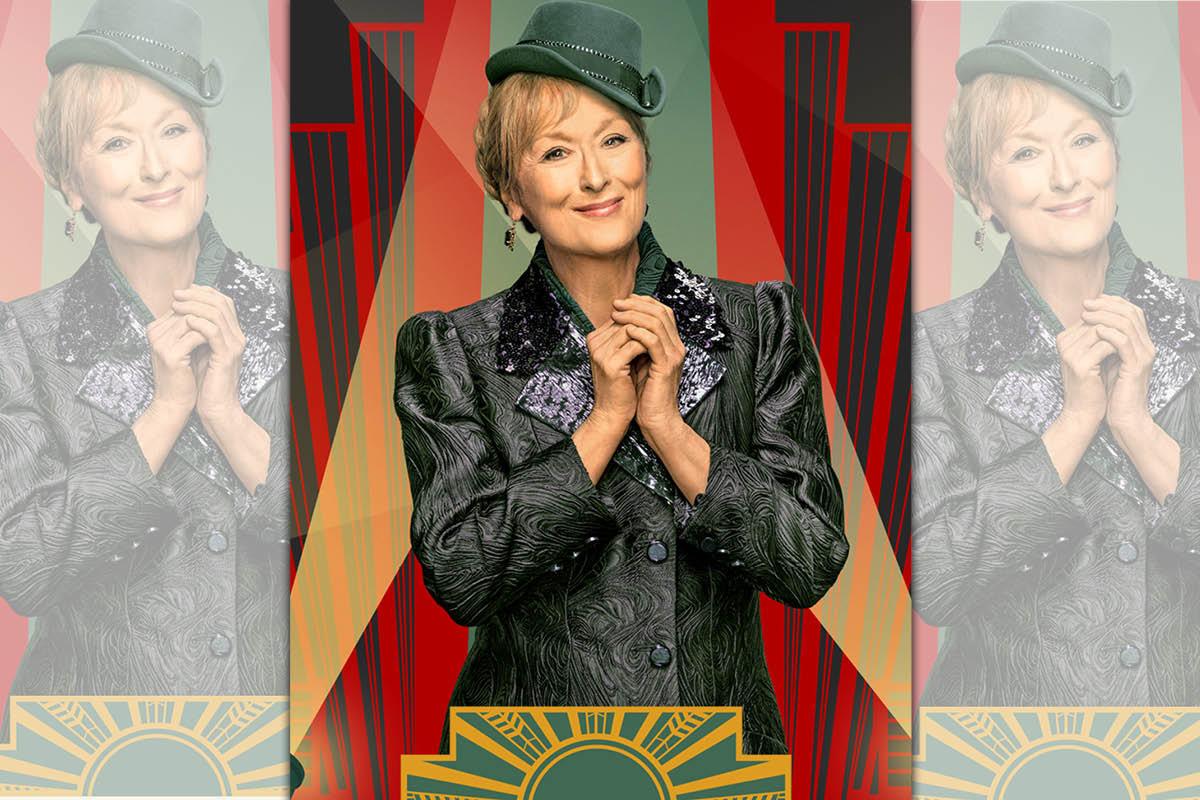 梅莉史翠普加入《破案三人行》第3季，詮釋演技很差的舞台劇演員，真的是浪費才能到極致啊。（Disney+提供）