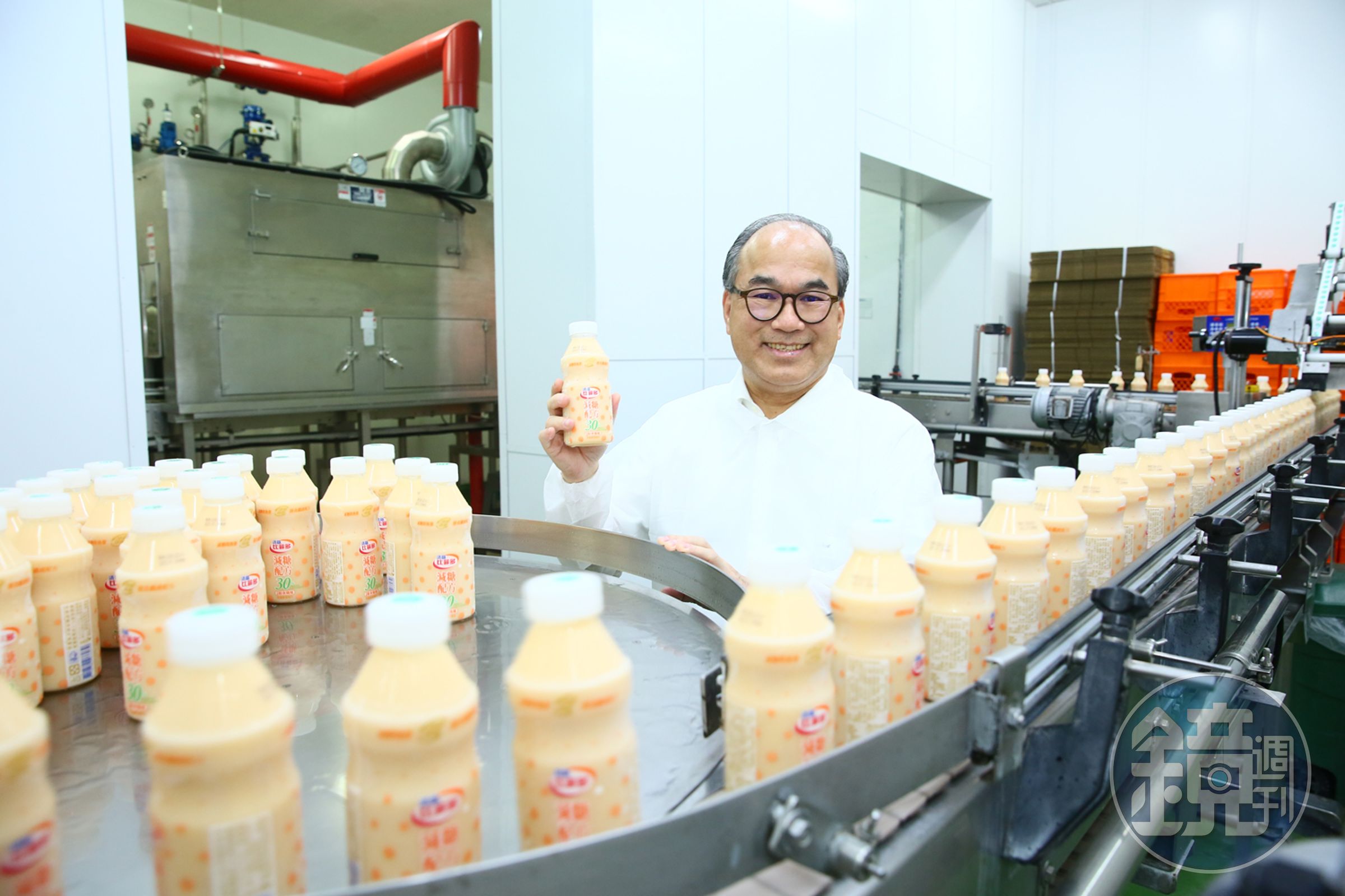 梁家銘24年前以150萬元創業,推出的比菲多稱霸台灣發酵乳市場,市占高達4成以上。