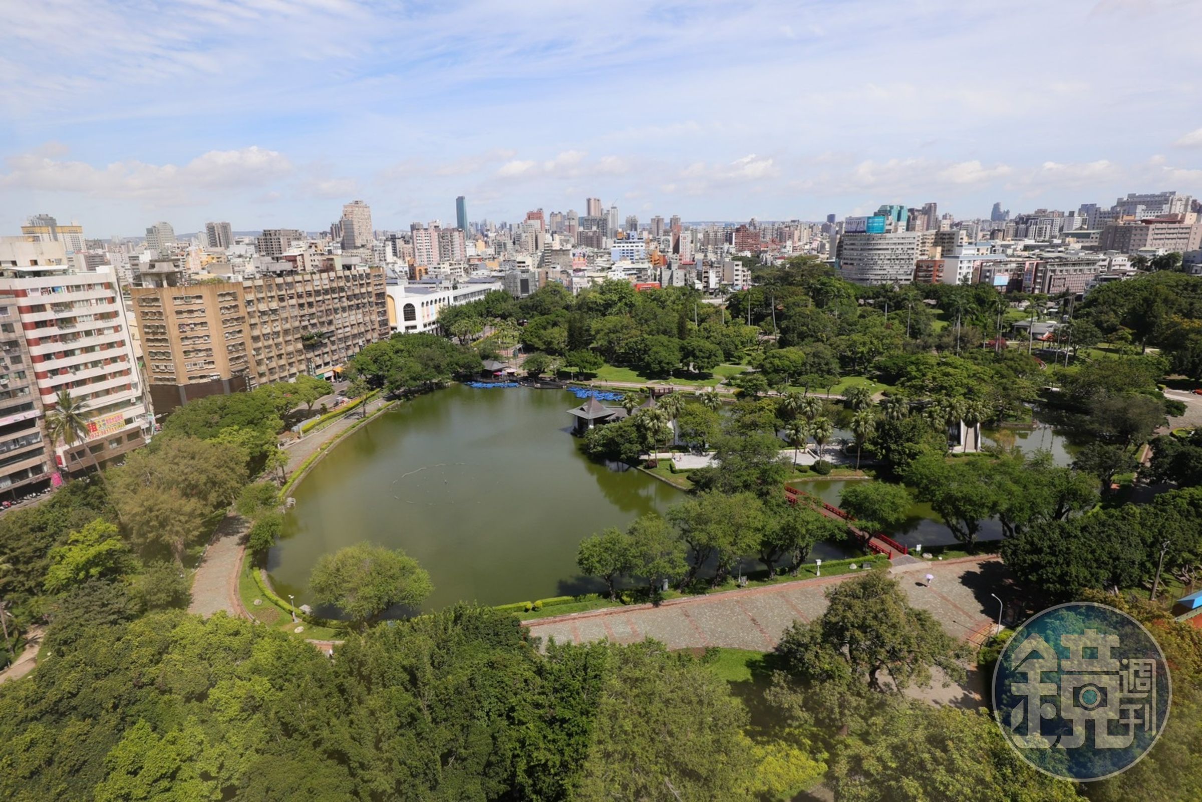 坐擁台中公園樹景第一排的房型相當熱門，假日常常客滿。