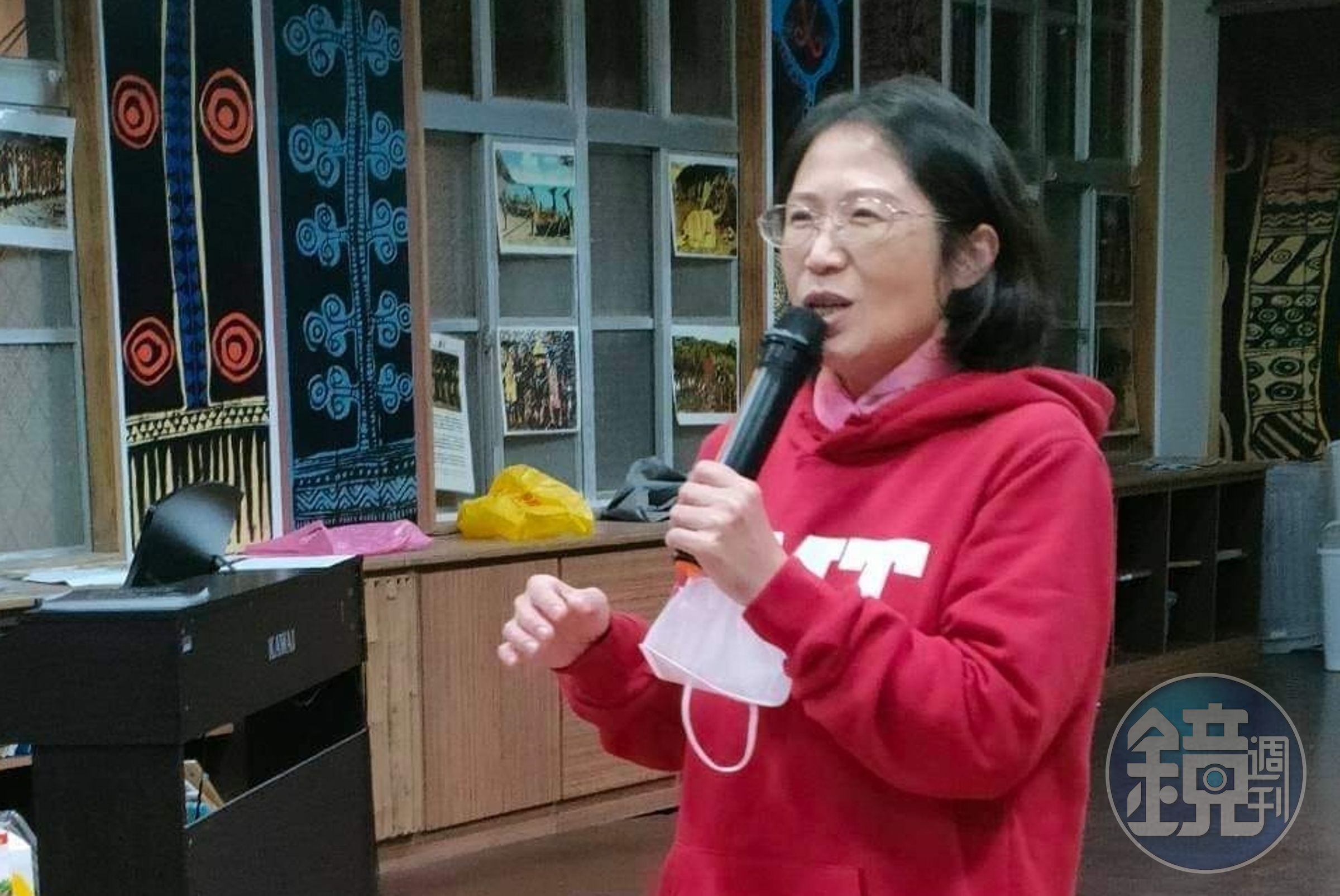 呂美玲昨受訪時竟稱,「如果中華民國不保護基隆,那就請中華人民共和國來照顧基隆人。」此番言論引起外界熱議。(翻攝自呂美玲臉書)