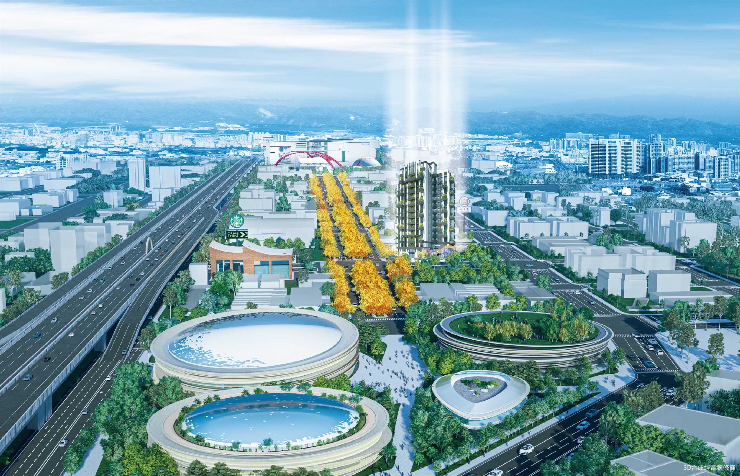 14期大巨蛋林蔭首排「敦泰一境」。