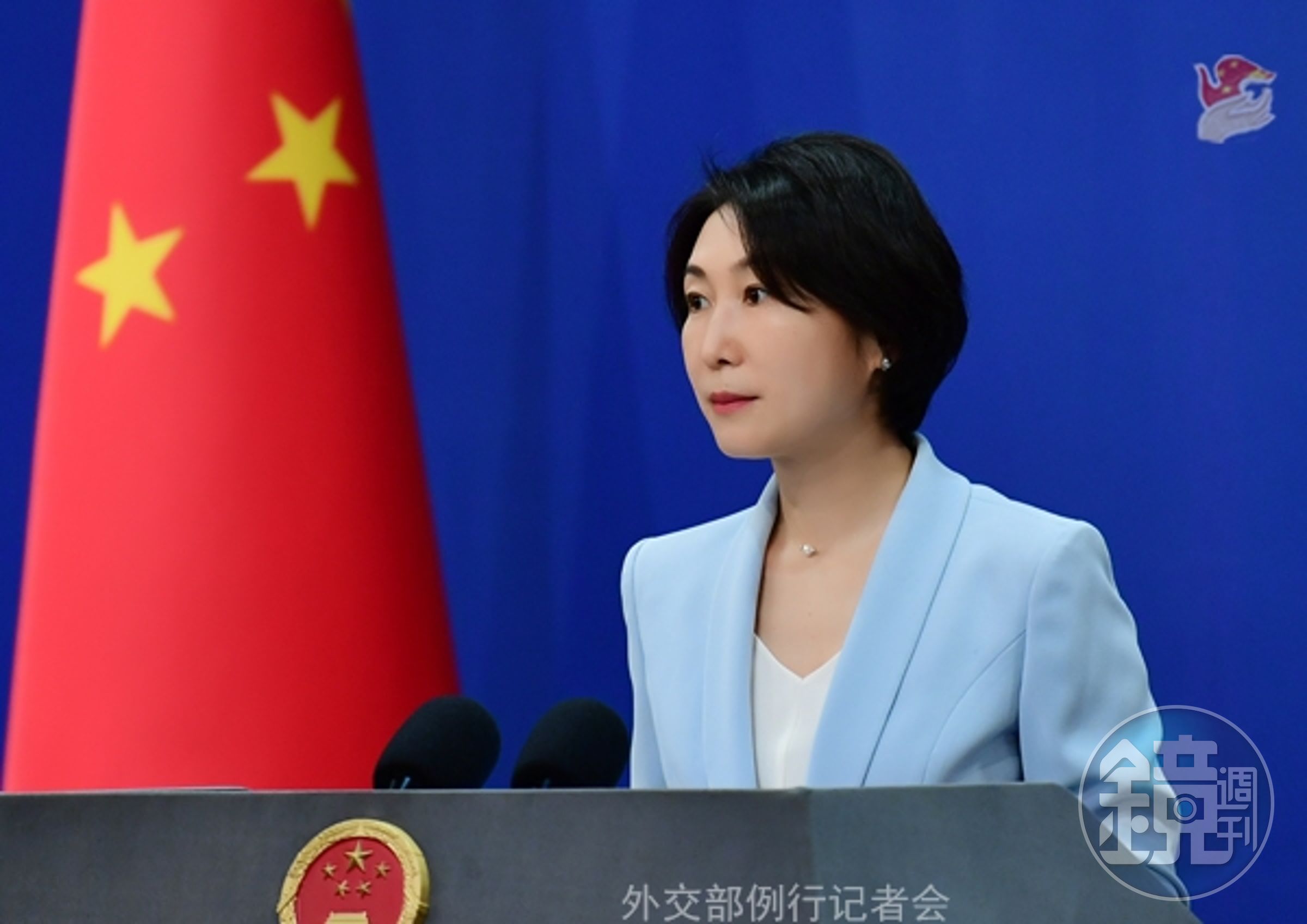 中國外交部發言人毛寧今日回應李家超被美方拒絕一事。（翻攝自中國外交部官網）