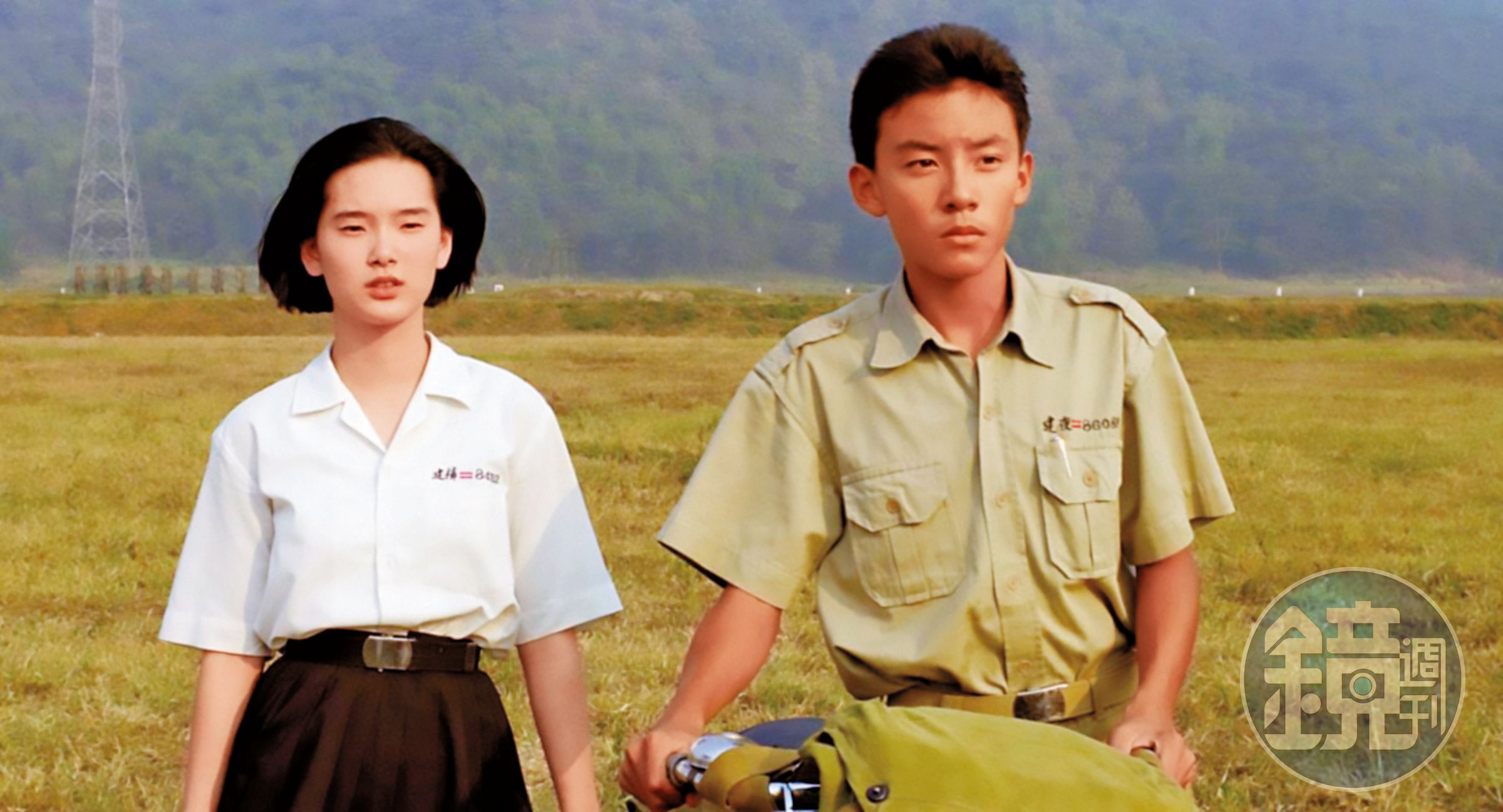 楊德昌的《牯嶺街少年殺人事件》讓自己及演員張震（右）、楊靜怡（左）走紅。（中影提供）