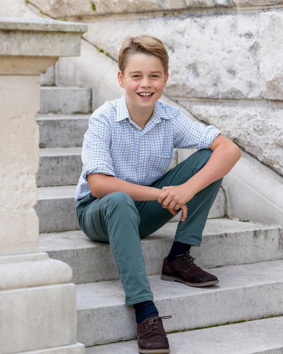 喬治王子22日度過10歲生日。（翻攝princeandprincessofwales IG）