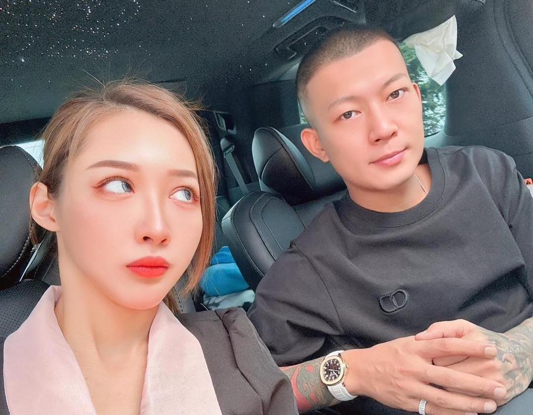 「鳳梨」吳泓逸（右）澄清沒有害女生墮胎，揚言提告。（翻攝鳳梨臉書）