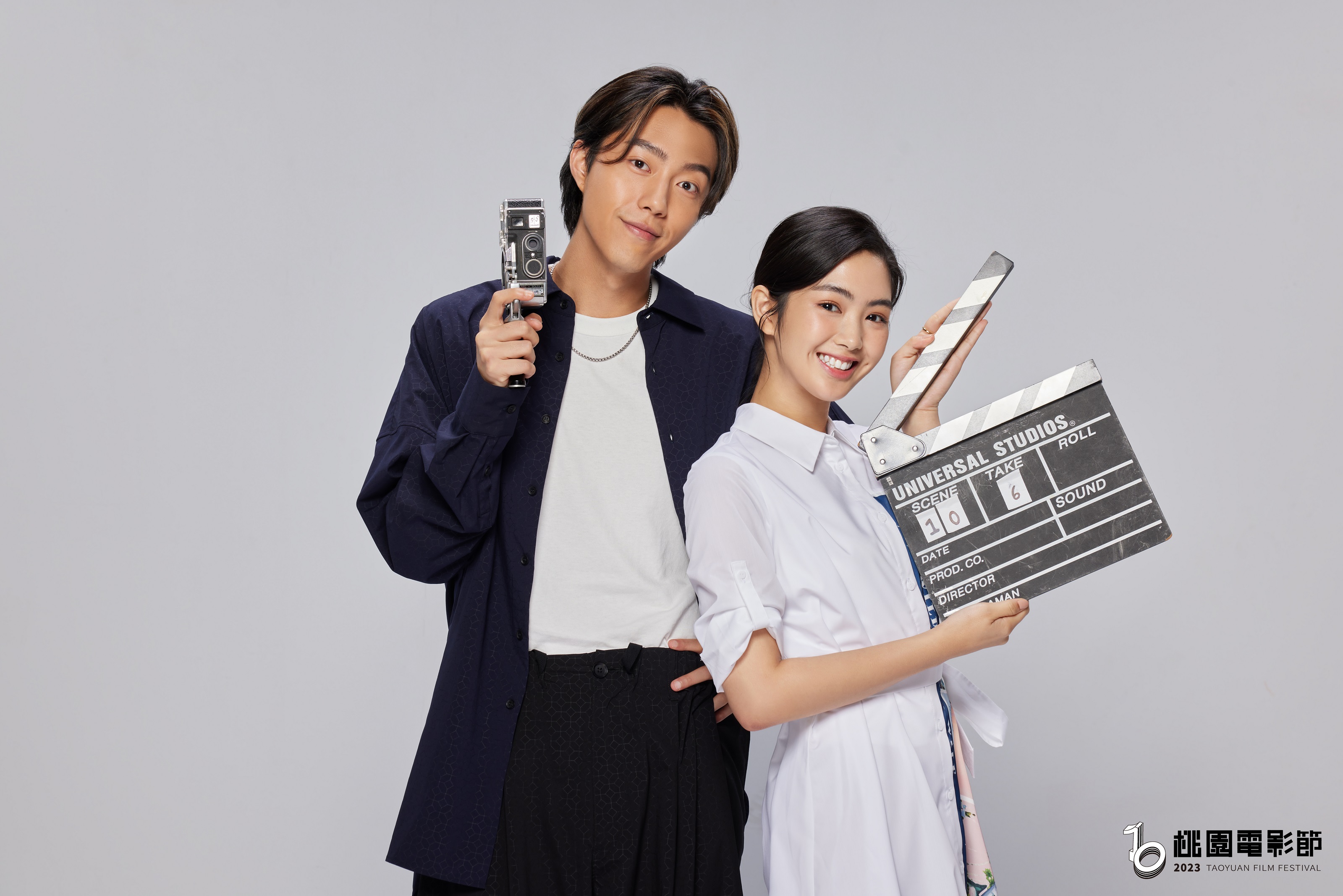 第10屆桃園電影節由蔡凡熙與雷嘉汭擔任影展大使。（桃園電影節提供）