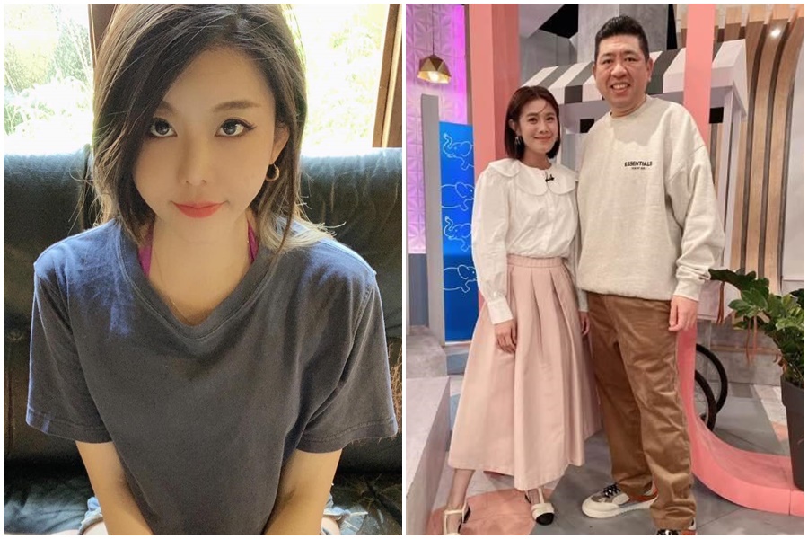 NONO（右圖右）陷入性騷、性侵風波後神隱多時，小紅老師（左）昨發文指出，受到朱海君（右圖左）閨密留言嗆聲。（左圖翻攝自小紅老師臉書，右圖翻攝自NONO臉書）