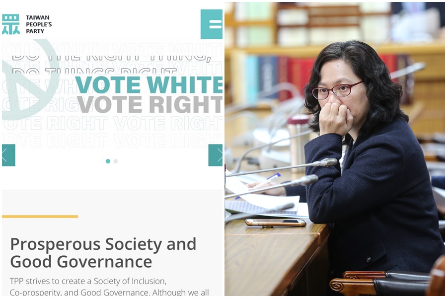 賴香伶在臉書護航「Vote White, Vote Right」的政治口號並標記川普，遭到網友砲轟。（翻攝百靈果NEWS臉書，本刊資料照）