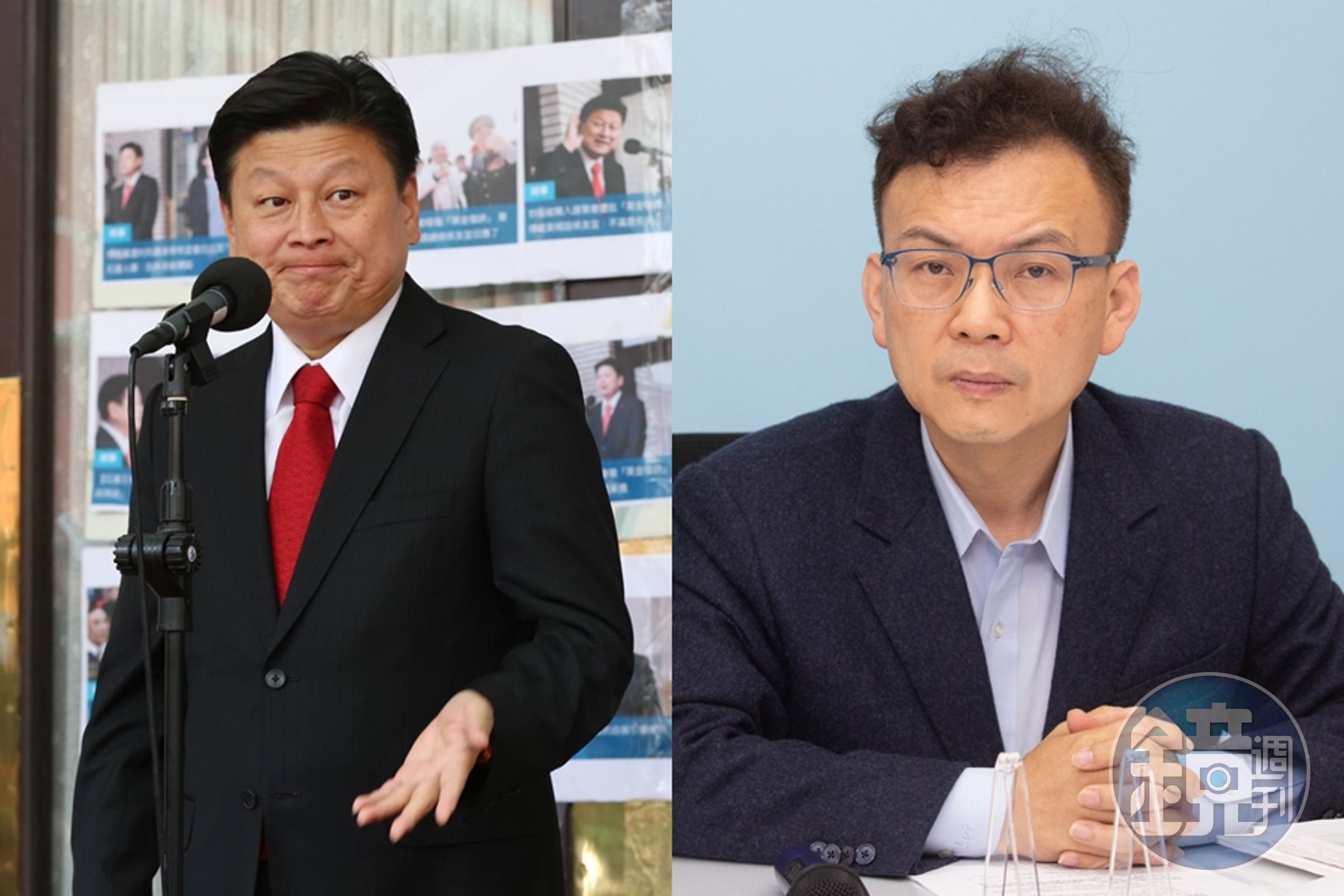 國民黨立委傅崐萁（左）、鄭正鈐（右）日前分別遭到2媒體人控性騷，不過國民黨與北市府勞動局似乎都難以懲處。（本刊資料照）