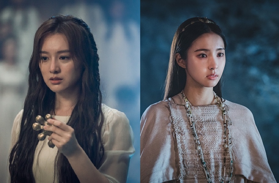 金智媛(左圖)飾演的「坦雅」改由申世景演出。 (左圖翻攝自tvN,右圖Disney+提供)