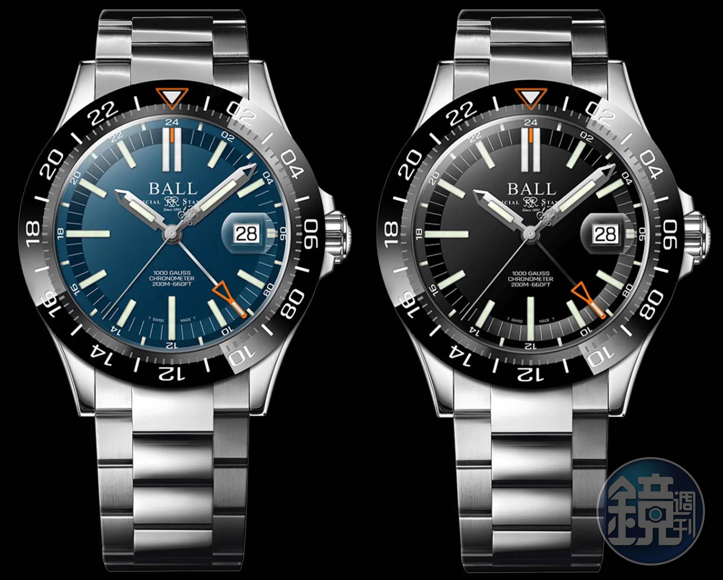 BALL Watch Engineer III Outlier 904L陶瓷錶圈錶款，定價約NT$109,200。