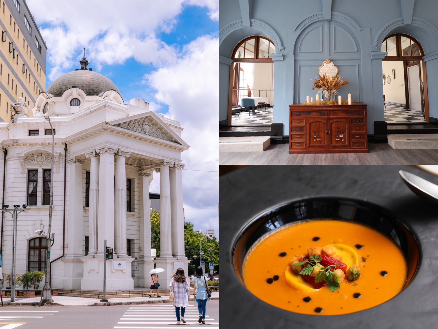 台中市役所的2樓有一間預約制的義式料理餐廳。 