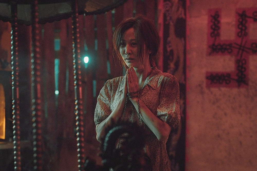 「神鬼任務」影展，由曾莞婷主演的《化劫》揭開民俗禁忌。（海鵬提供）