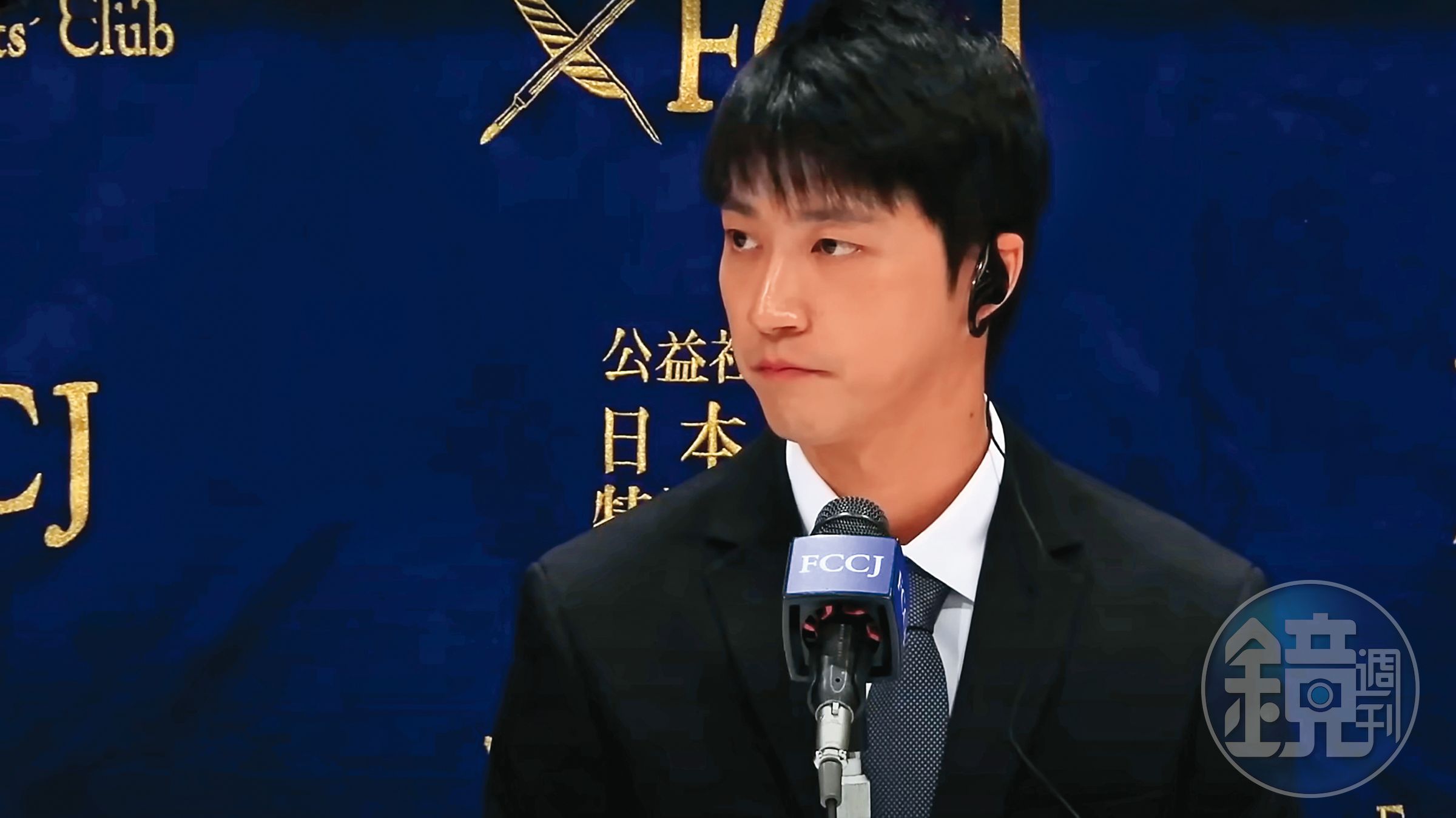 江宏傑這場跨國官司,據估至少已花了新台幣300萬元,外界分析福原愛應該是為爭一口氣,畢竟她最早就是被外界砲轟一頭栽進與「小王」的戀愛之中,啥也不管。 (翻攝自日本外國特派員協會FCCJ channel)
