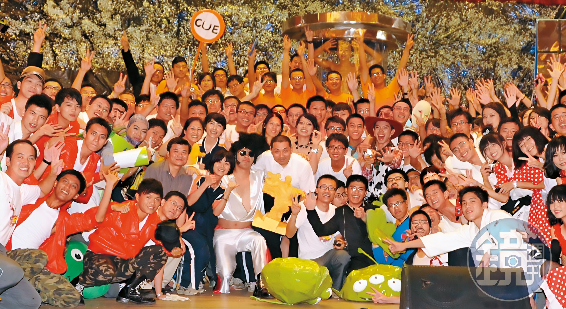 侯友宜擔任警察大學校長時與學生合影。