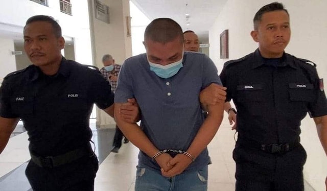 27歲的男子阿米魯沙奇林被控載走13歲少女，並且在車內侵犯對方。（圖，翻攝推特）