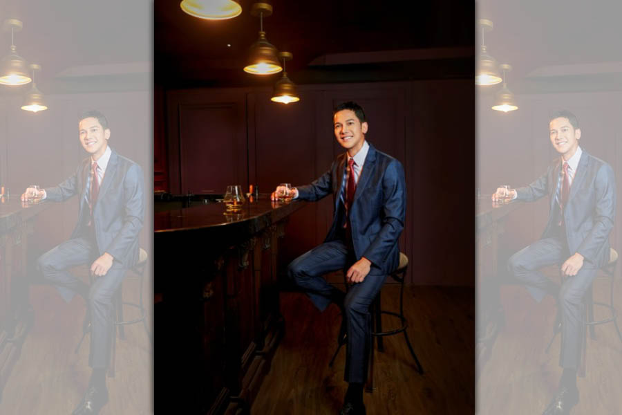 梁翰名被老爸催婚。（嘉裕西服提供）