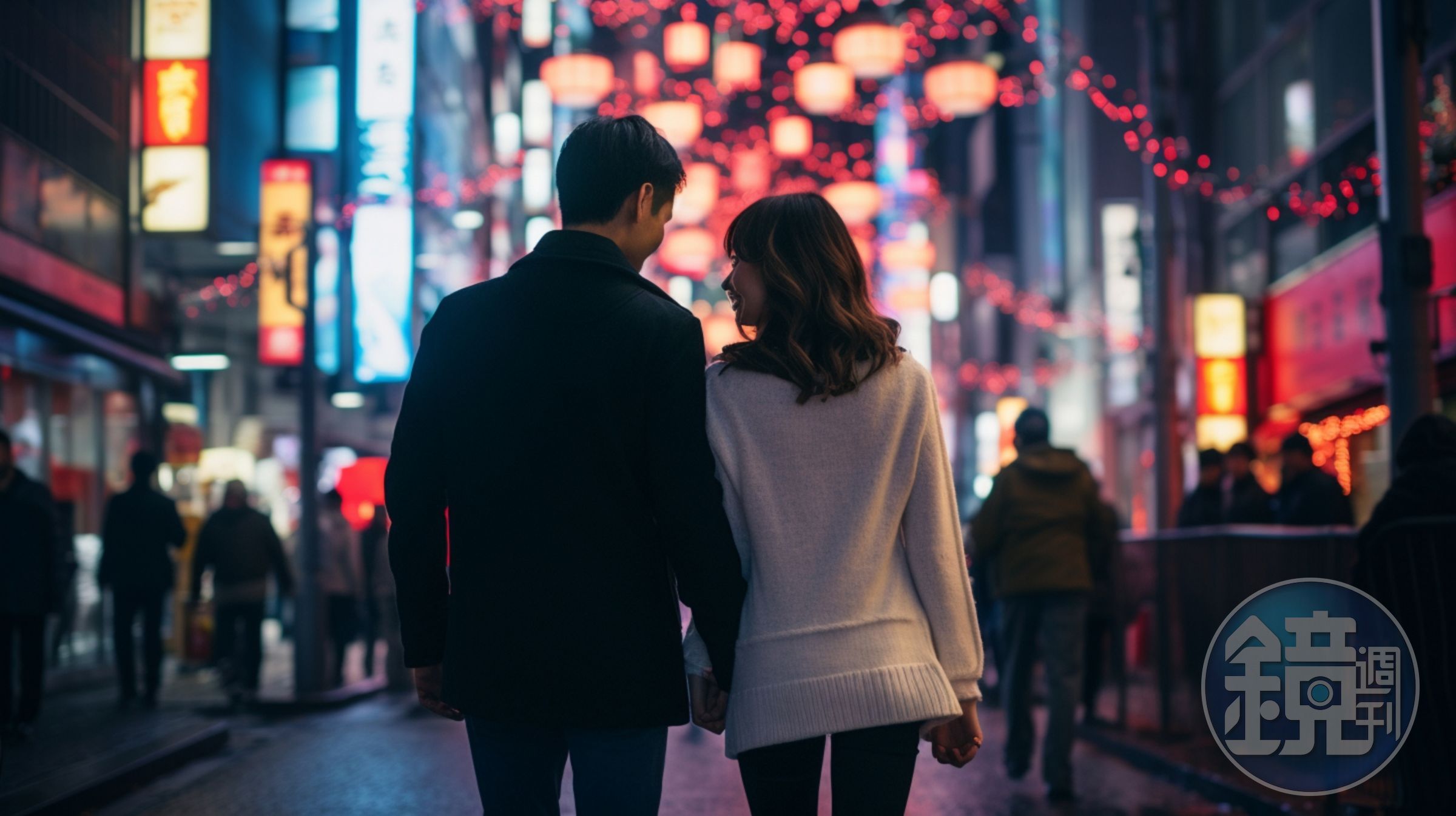 台中小吃店老闆指控老婆與送豬肉的外送員發生婚外情，常勾手散步約會。（示意圖，photoAC）