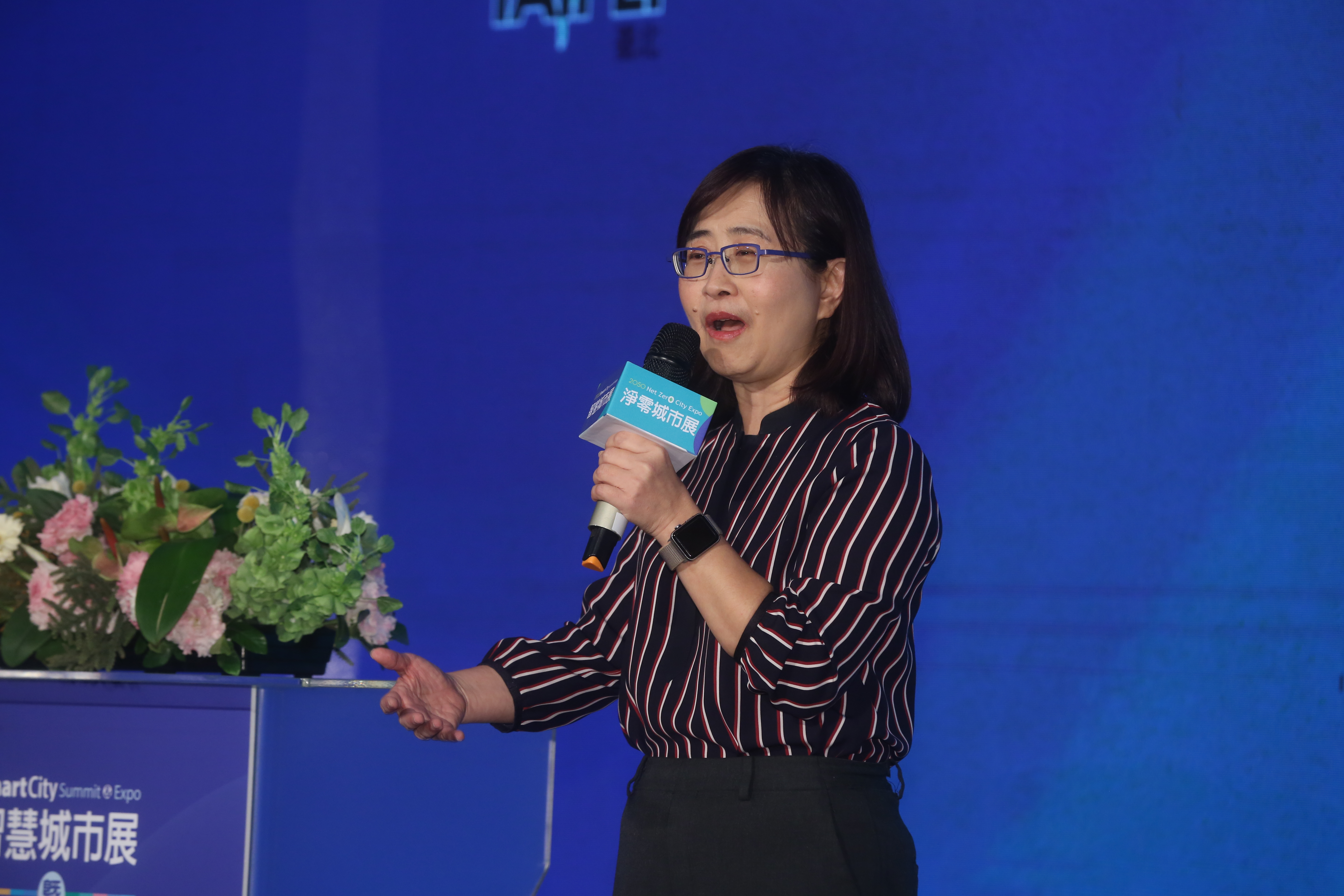 台北市副市長林奕華親上火線說明雙城論壇延期原因。(本刊資料照)