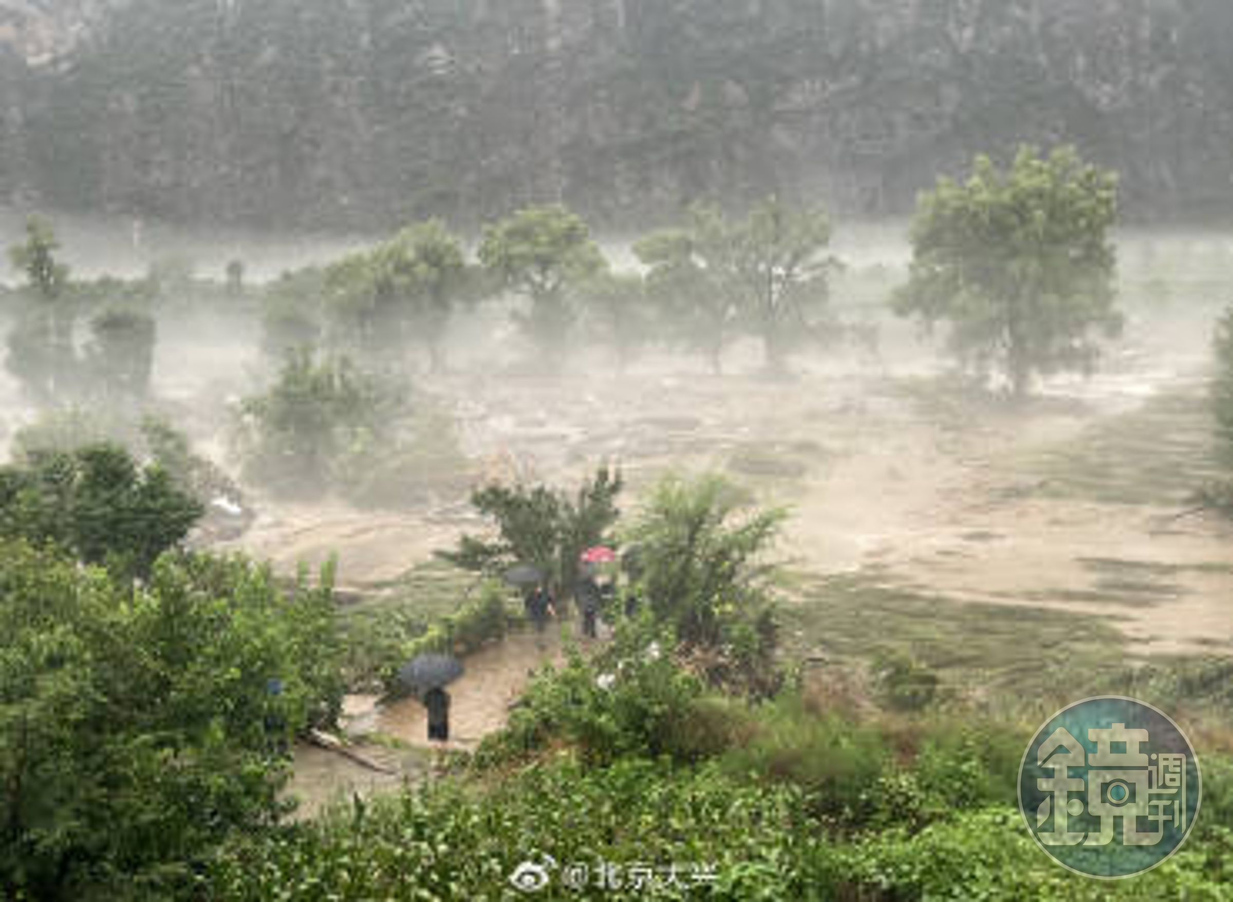 本次北京暴雨為140年來最強降雨。(翻攝自微博北京大興)