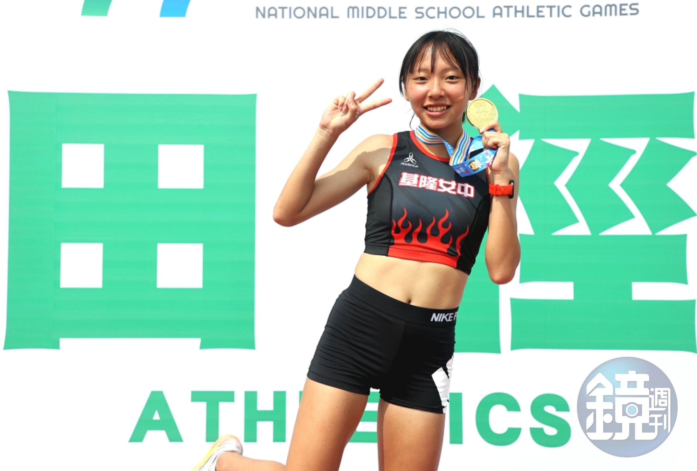 黃郁媃勇奪女子田徑一萬公尺金牌。